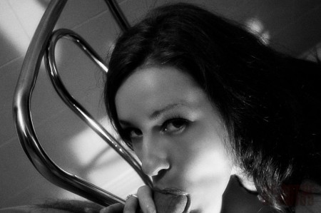 Camille Crimson performing oral sex turns into delicious photographic art